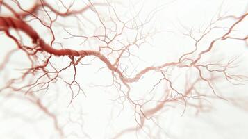 The delicate branches of s and arteries weave together in a dance of life interconnecting and serving the bodys needs. photo