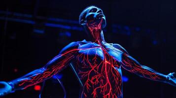 The Dance of Veins and Arteries showcases the bodys intricate and everadapting circulatory system in a mesmerizing performance. photo