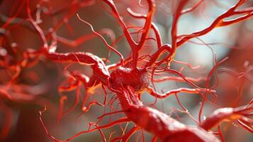 The Dance of Veins and Arteries is a celebration of life a stunning display of the bodys ability to continuously adapt and evolve. photo
