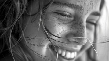 With each chuckle the slight dimples on her deepen highlighting the neverending joy in her heart. photo