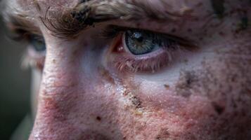 como él enfocado en el tarea a mano su ojos pareció a quemar con un feroz determinación. foto