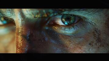 He seemed to block out the world around him his laserlike focus evident in the intensity of his gaze. photo