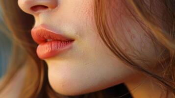 Its journey is marked by the smooth curve of the cheek a canvas for raw emotion. photo