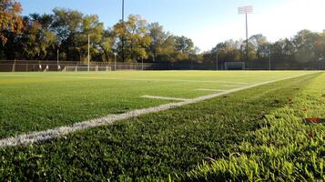 The utilization of specialized turf covers to protect and maintain the field during nonsporting events photo