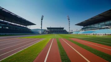 The stadium is designed with comfortable seats and ample legroom ensuring a pleasant experience for all spectators photo