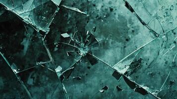 A closeup shot of a cracked mirror with shattered pieces reflecting different emotions and themes representing the diverse range of tracks on this RB album photo