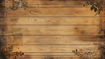 A rustic certificate design featuring a wooden background and handdrawn elements giving a warm and charming feel for community or volunteer recognition photo