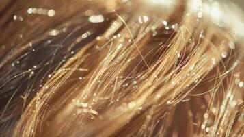 Each tiny strand of hair creates a unique and beautiful texture coming together as a whole. photo
