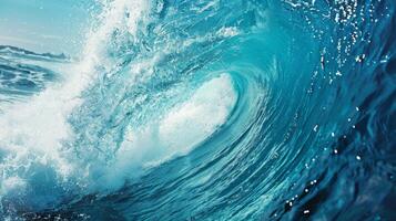A dazzling shade of turquoise catches our attention next with a bright blue hue surrounding a darker blue center like a perfect ocean wave. photo