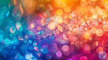 A colorful abstract art piece showcasing how creativity and selfexpression through art can contribute to ones overall sense of wellbeing photo