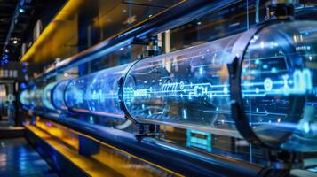 An impressive display of the efficient and interconnected pipeline system highlighting its crucial role in supplying energy resources to various industries and communities photo