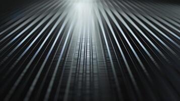 A detailed image of a solar panels surface highlighting the precise alignment of its individual photovoltaic cells photo