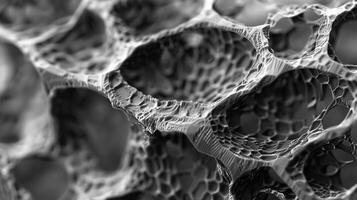 A closeup of a textured surface reveals a nanocomposite material that promises exceptional strength and durability. It is a testament to the progress in nanotechnology whic photo