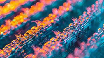 A microchip with a thin layer of aerogel film sandwiched between two layers of conductive material enabling efficient heat dissipation in compact electronic devices photo