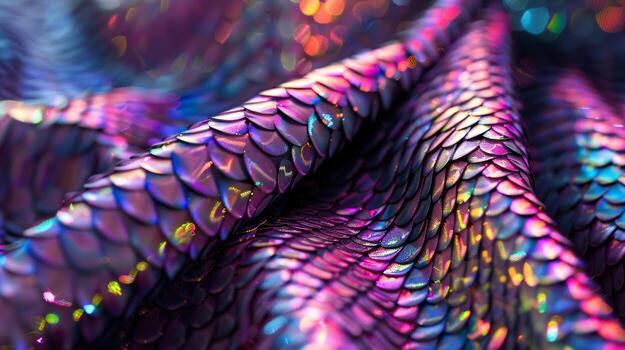 In the next image we see a closeup of a flexible yet durable material inspired by the overlapping scales of fish. design allows for great flexibility and movement makin photo