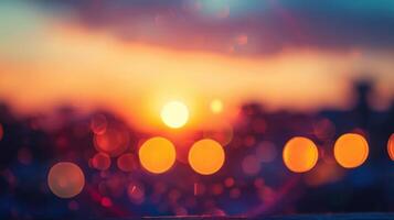 The sight of a stunning sunset over the festival grounds marking the end of another day filled with music poetry and good oldfashioned cowboy fun photo