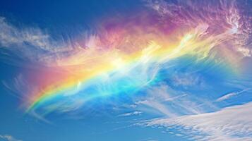 The sky is transformed into a canvas of vibrant hues as the circumzenithal arc appears defying the laws of gravity with its inverted rainbow photo