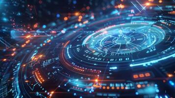 A team of data analysts at a space company crunching numbers and data sets to identify the most promising locations for future space missions photo