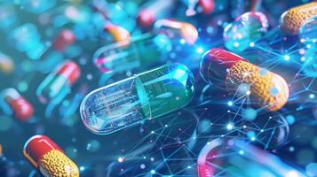 Machine learning algorithms analyze data from drug interactions with different cellular components helping to identify potential drug toxicities and improve drug safety photo