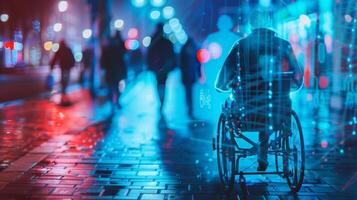 Information on population demographics is utilized to identify vulnerable areas and plan for specific needs during a disaster such as accessible transportation for individuals wit photo