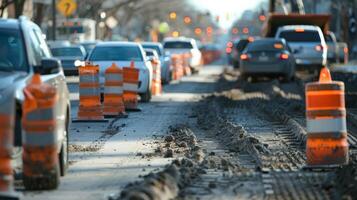 Traffic data collected from ongoing construction projects is used to plan alternate routes and minimize disruption to public transportation photo