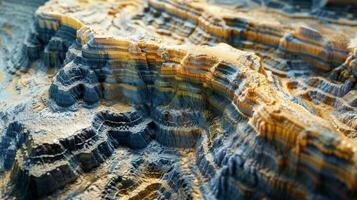 As the geologists zoom in on a specific area of interest they can add or remove data layers to focus on a particular geological feature or phenomenon photo