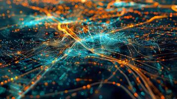 A study on urban transportation patterns in a civil engineering journal includes a data visualization in the form of a network diagram showcasing the most commonly used routes photo
