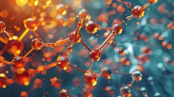 A 3D representation of intermolecular forces revealing the forces that bind molecules together in a crystal lattice photo