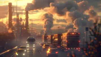 In order to combat air pollution a national government uses data on emissions and air quality to create stricter regulations and incentive programs for cleaner energy sources photo
