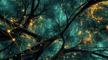 Each tree in the Abstract Data Forest was like a tiny universe containing its own set of data waiting to be explored photo