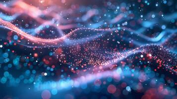 A symphony of entangled particles producing a harmonious and efficient data analysis process through quantum computing photo