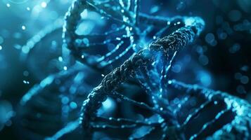 Enigmatic geometric shapes and patterns hinting at the mysterious nature of genetic code photo