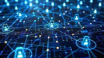 With every connection and data transmission secured by advanced security measures the network becomes imtrable to any external threats photo