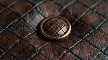 The button features a raised diamond pattern giving it a rugged and sy feel photo
