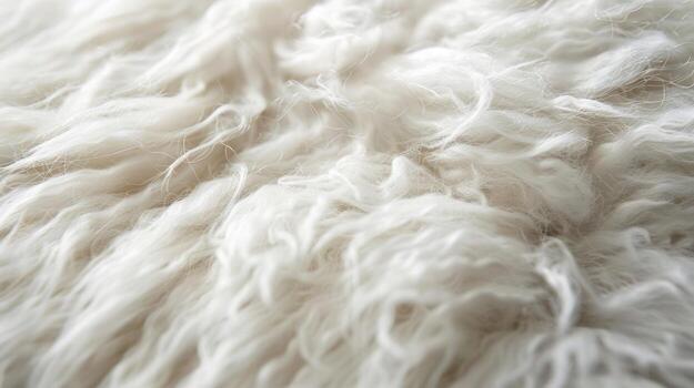 Dense and plush In this closeup image the density and plushness of angora wool are evident with thick layers of hair stacked on top of each other to create a cozy and warm fabric photo