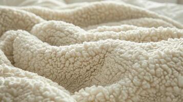 Warm and fuzzy to the touch with a deep velvety pile that adds an extra level of comfort photo