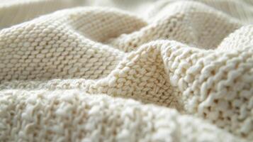 With a gentle touch the fingers can feel the soft and smooth surface of the cotton knit as tiny loops interlock to create a cozy and comforting sensation photo