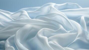Soft to the touch this brushed silk has a weightless quality like a light feathery cloud drifting across a clear blue sky photo