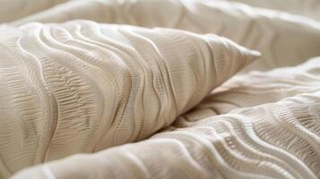 A closer examination of this brushed silk texture unveils a mesmerizing pattern of delicate ridges and valleys evoking the gentle flow of a serene river photo