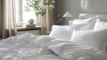 Soft and airy cotton percale with a subtle brushed texture resembling a light summer breeze photo