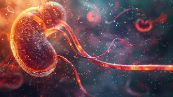 A view of the loop of Henle a section of the nephron responsible for creating a concentration gradient crucial for the kidneys ability to filter and reabsorb water photo