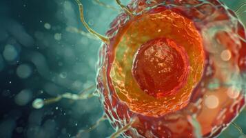 A glimpse into the developing embryo inside the ovum showing a of cells at the early stage of embryonic development photo