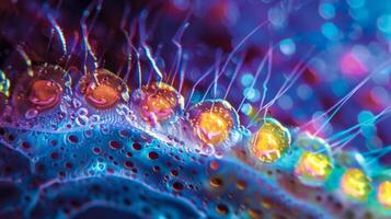 The intricate arrangement of photoreceptor cells in the retina allows for a wide range of visual capabilities from sharp detail to color perception photo