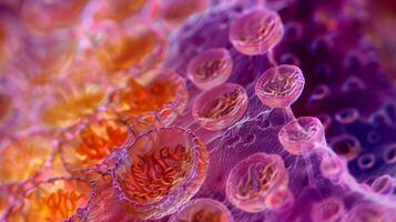 Through the use of microscopy one can observe the sweatproducing cells within eccrine glands which work in tandem to keep the body cool and comfortable photo