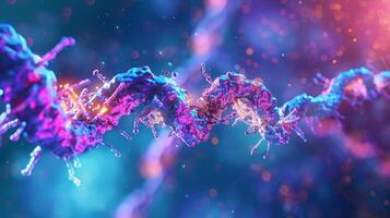 An image of a cell signaling pathway demonstrating how extracellular signals can affect gene expression photo