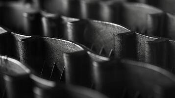 Each ridge on the fins is perfectly angled strategically p to maximize surface area for optimal heat dispersion photo