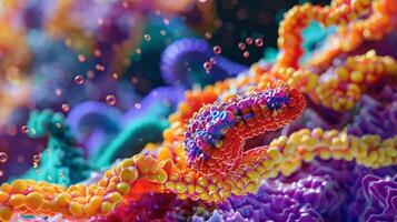The endoplasmic as a factory carefully folding and packaging proteins for use in the cell photo