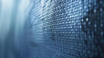 Closeup of a polished plasma screen showcasing the delicate and flawless screen with no visible imperfections photo