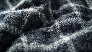 Fuzzy Surface In this closeup texture image the fuzziness of the flannel shirt is emphasized giving off a soft and inviting feeling photo