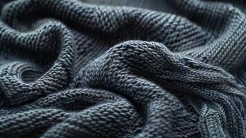 The surface of the cotton knit is covered in a gentle velvety layer of raised fibers that adds dimension and depth to the fabric inviting a sense of warmth and softness photo